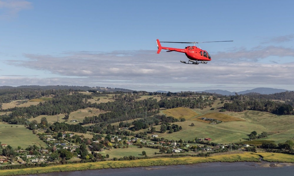 Tamar Valley Private Helicopter Flight – 35 Minutes