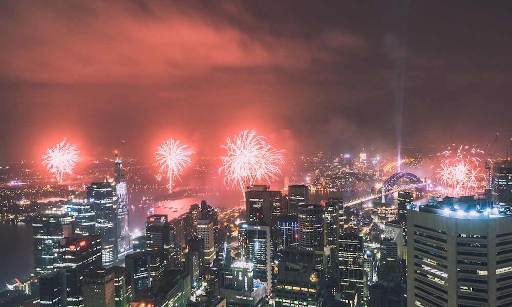 NYE Fireworks Party at the Sydney Tower Eye