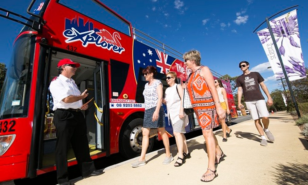 Perth and Kings Park Open Top Bus Tour