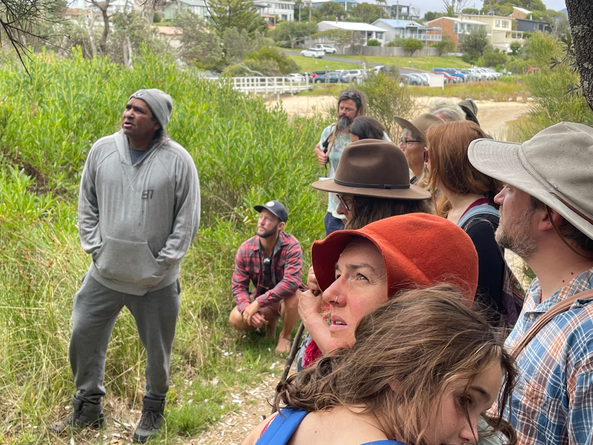 WALKING ON COUNTRY WITH WARREN FOSTER OF YANNAGA YOOWAGA TOURS AT WALLAGA LAKE