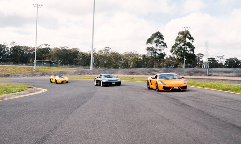 Ferrari, Lotus and Lamborghini Drive -12 Laps - Sydney