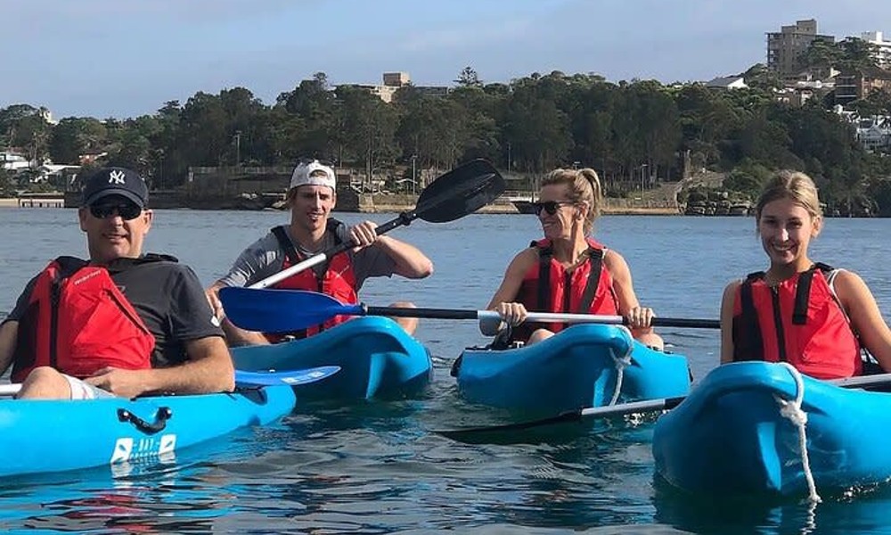 Manly Guided Clearview Kayak Tour with Snacks and Drinks