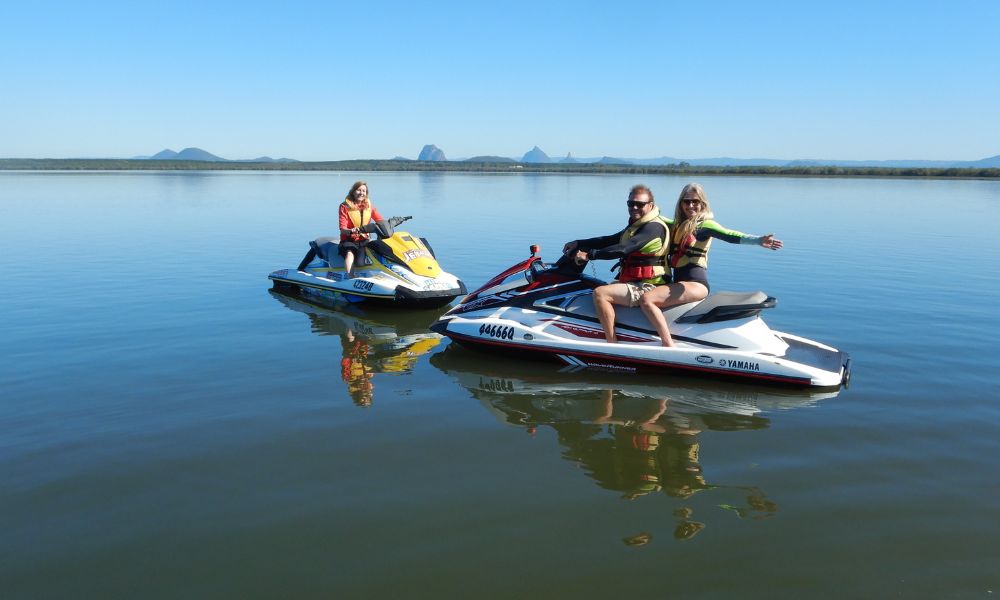 Glasshouse Mountains Jet Ski Tour from Caloundra