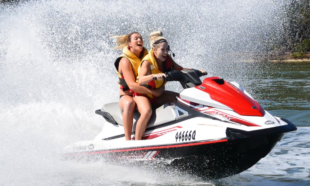 Glasshouse Mountains Jet Ski Tour from Caloundra