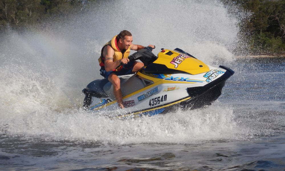 Glasshouse Mountains Jet Ski Tour from Caloundra