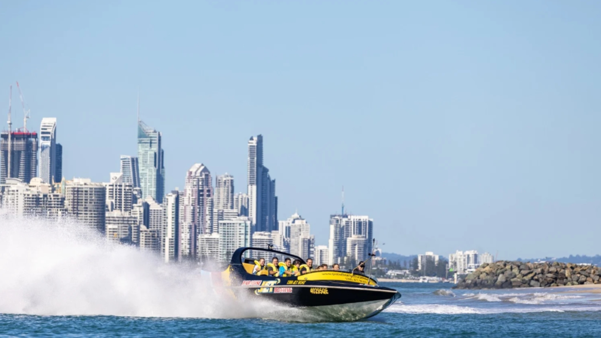 55 minute Gold Coast Jet Boat Adventure Ride