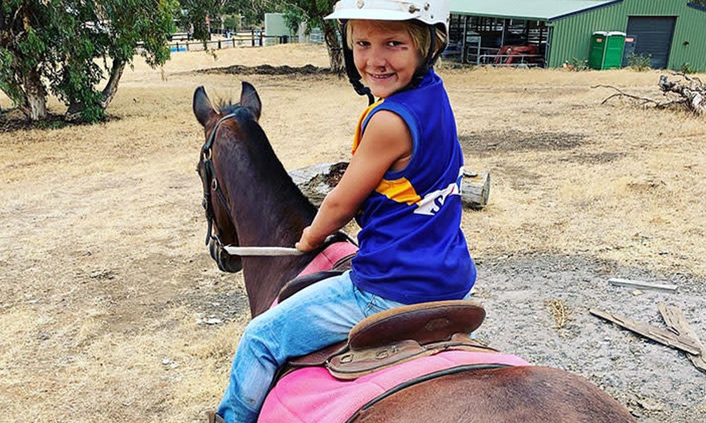 Weekend Kids Private Horse Riding Lesson - 60 Minutes