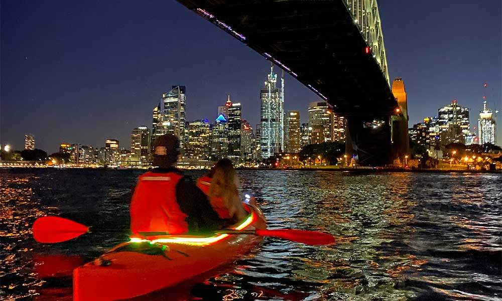 Sydney Harbour City Lights Night Kayak Tour