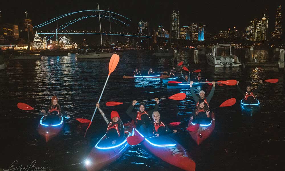 Sydney Harbour City Lights Night Kayak Tour