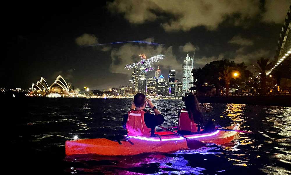 Sydney Harbour City Lights Night Kayak Tour