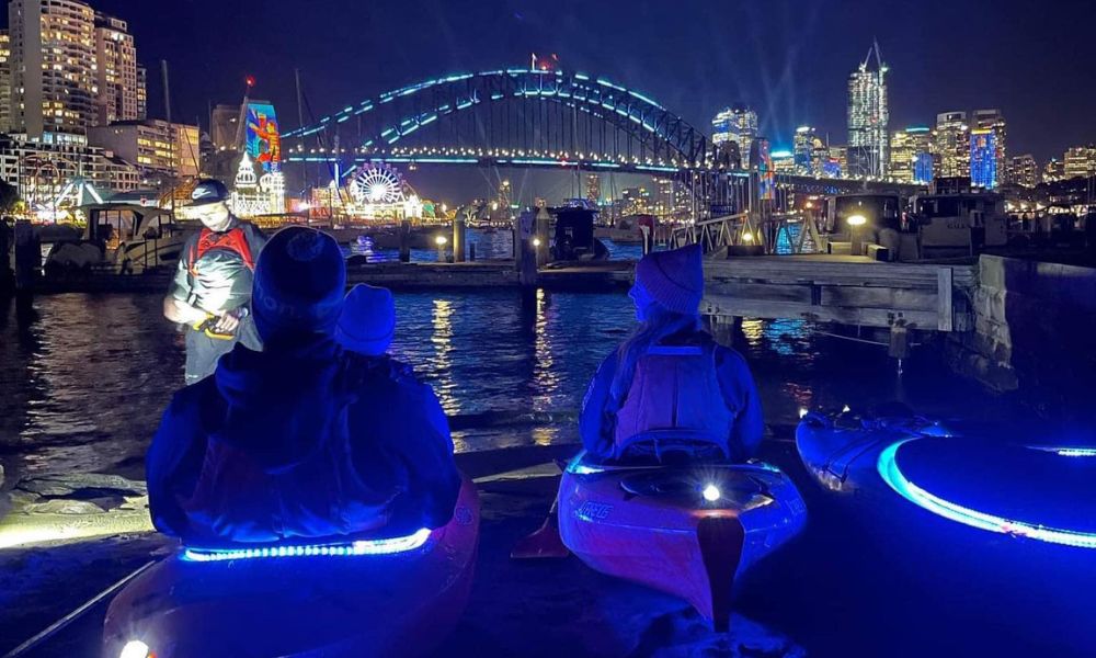 Sunset Kayaking Session on Sydney Harbour