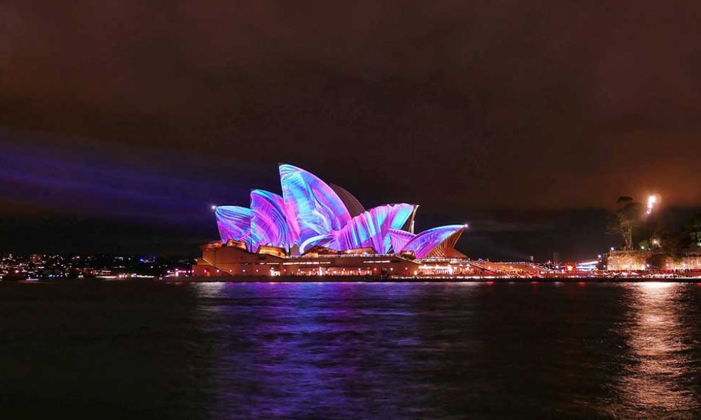 Vivid Sydney Harbour Dinner Cruise and Premium Drinks Package