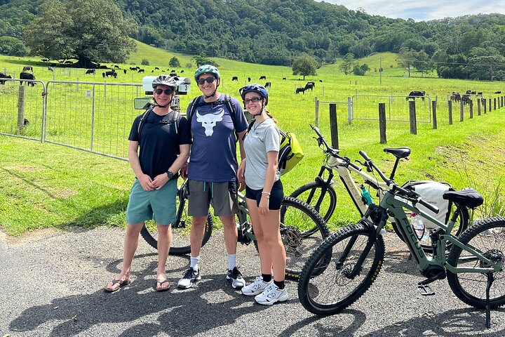 Self Guided E Bike Tour Unicorn Falls and Rainforest