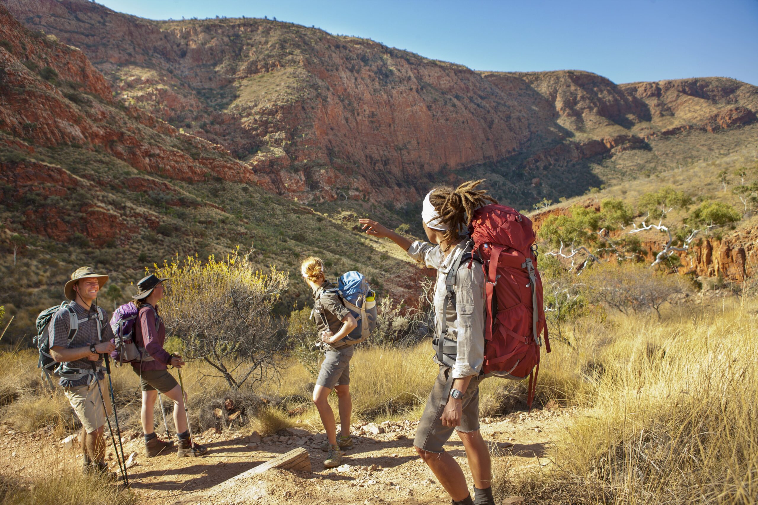Walking Country: Larapinta Trail 5 Day Trek – Twin Share Safari Tent from Alice Springs