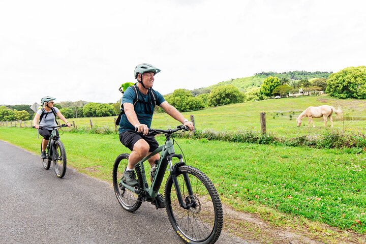 Self Guided E Bike Tour Unicorn Falls and Rainforest