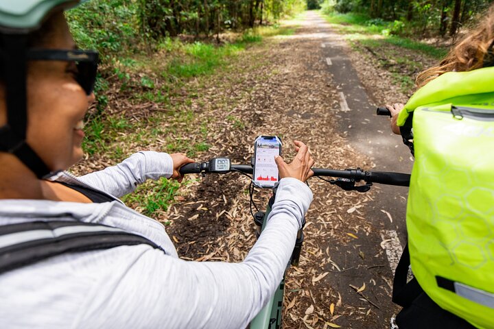 Self Guided E Bike Tour Unicorn Falls and Rainforest