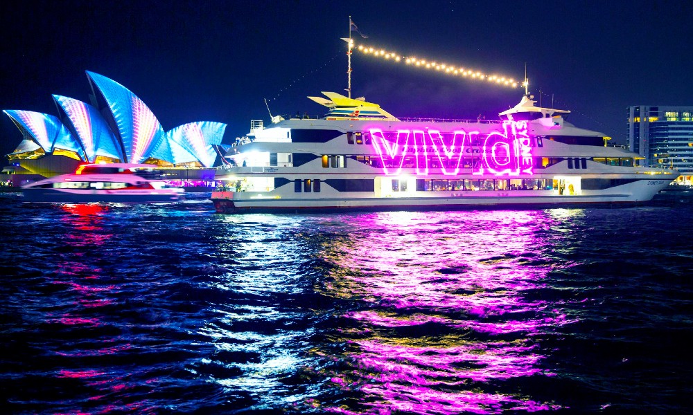 Vivid Sydney Lights Evening Cruise - 1 Hour