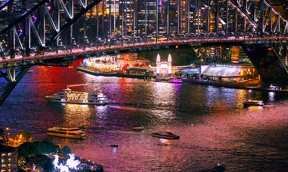 Vivid Sydney Lights Evening Cruise - 1 Hour