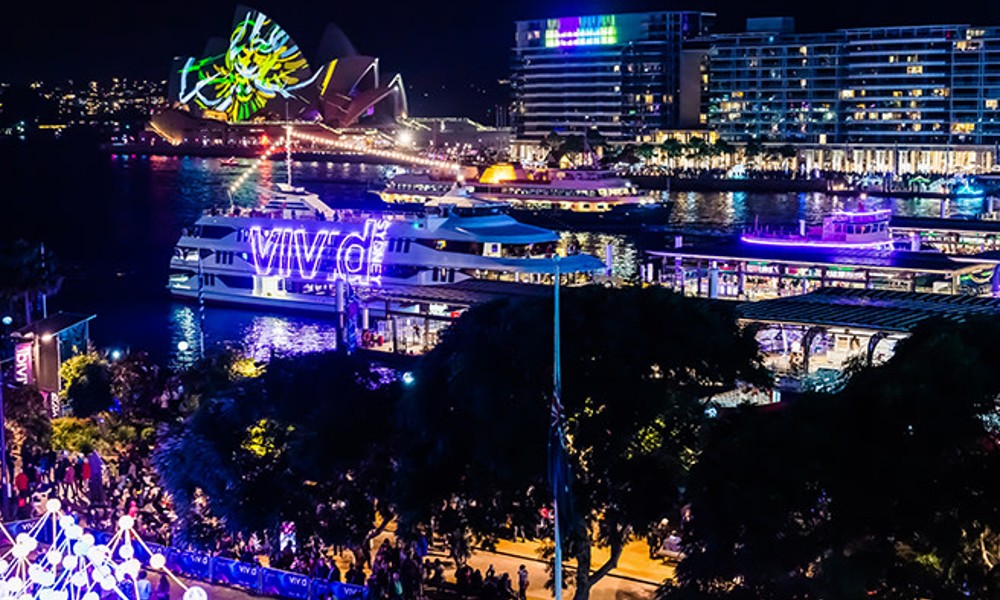 Vivid Sydney Lights Evening Cruise - 1 Hour