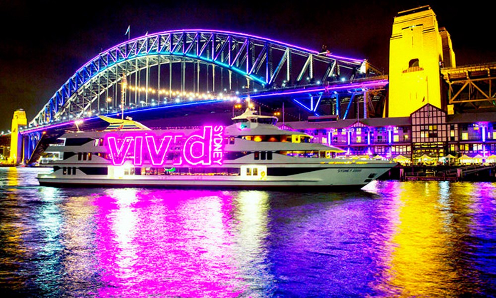 Vivid Sydney Lights Evening Cruise - 1 Hour