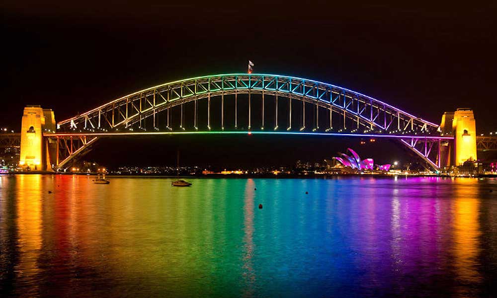 Vivid Sydney Intimate Catamaran Cruise on Heaven