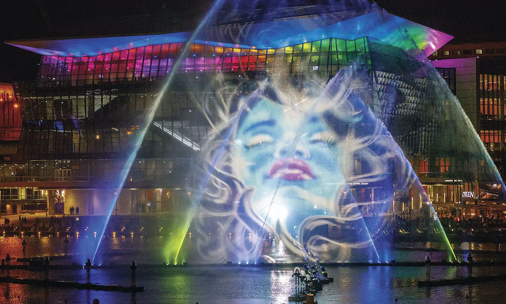 Vivid Sydney Harbour Cruise - Departing Circular Quay