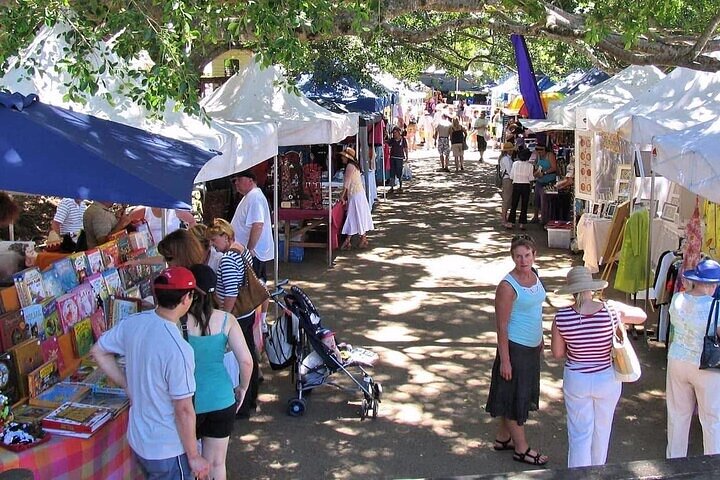 Sunshine Coast Eumundi Markets Return Minibus Transfer from Noosa