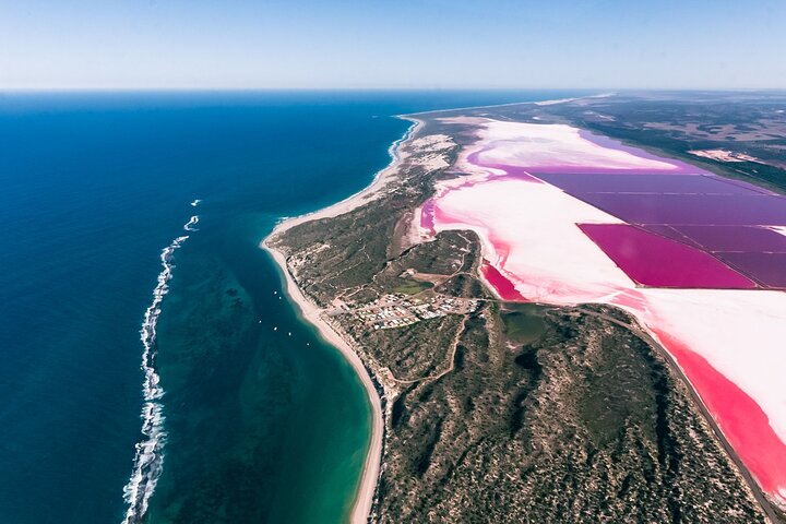 Pink Lake and Abrolhos Flyover Tour