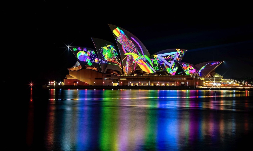 Vivid Sydney Sunset Harbour Dinner Cruise