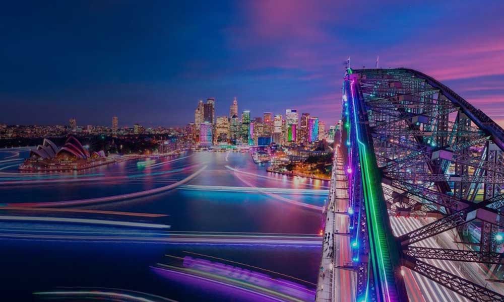 Vivid Sydney Scenic Night Flight