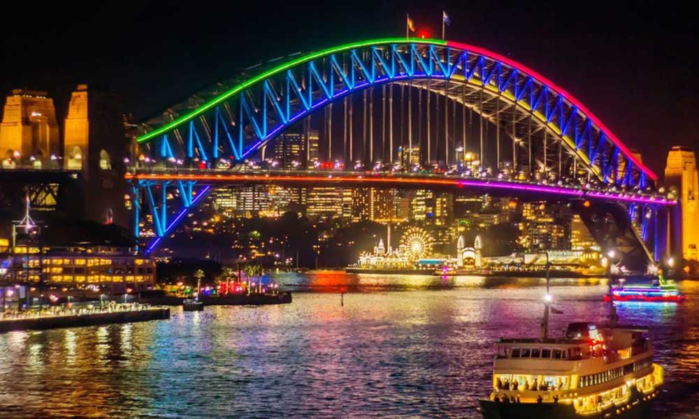 Vivid Sydney Scenic Night Flight