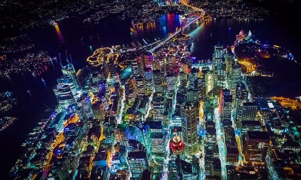 Vivid Sydney Scenic Night Flight