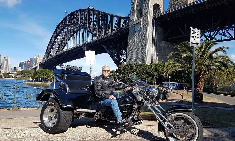 30 Minute Sydney Harbour Chopper Trike Tour – For up to 3