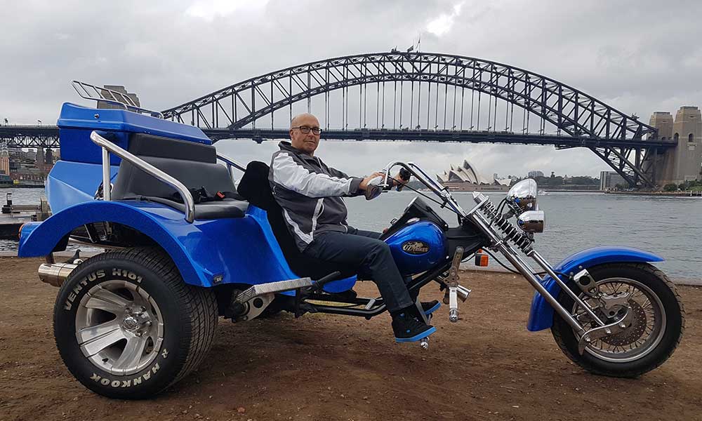 30 Minute Sydney Harbour Chopper Trike Tour - For up to 3