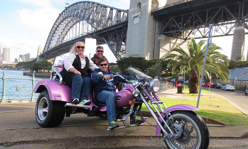 30 Minute Sydney Harbour Chopper Trike Tour - For up to 3