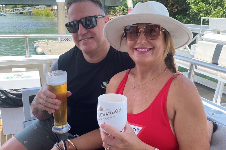 Morning Champagne River Cruise in Brisbane