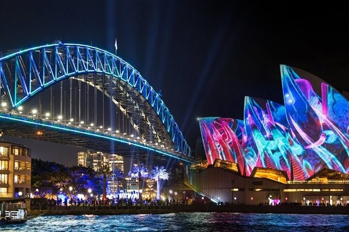 45-Minute Vivid Sydney Scenic Jet Boat Cruise Tour