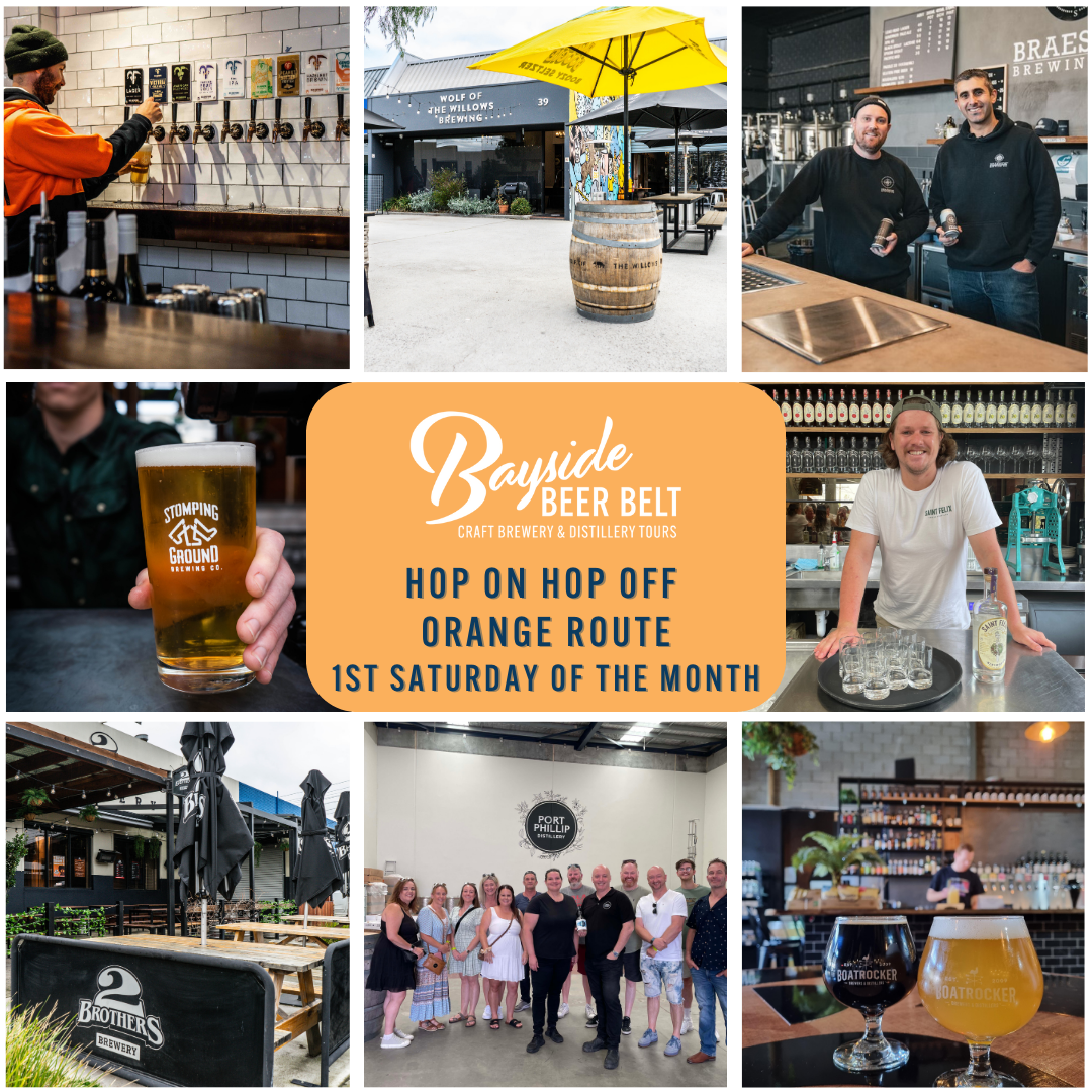 Hop On Hop Off Brewery & Distillery Tour - Orange Route