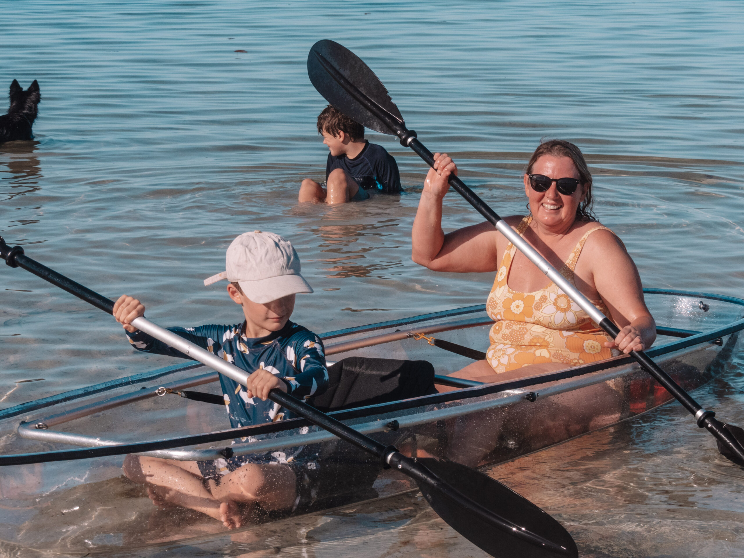 Glass Bottom Kayak Hire (Half Day)