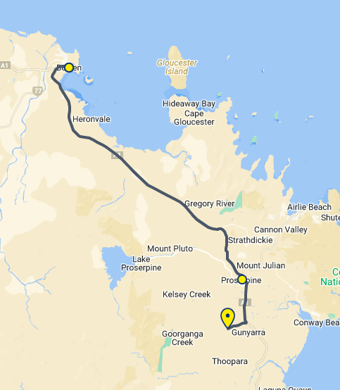 Bowen PCYC to Proserpine