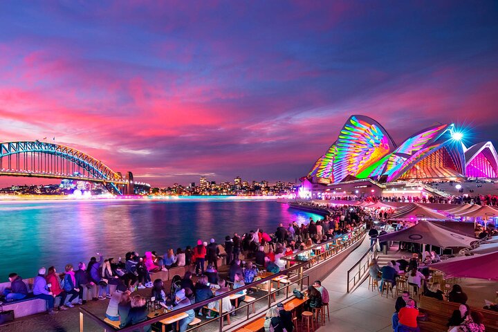 VIVID 90-Minute Intimate Sydney Harbour Catamaran Cruise