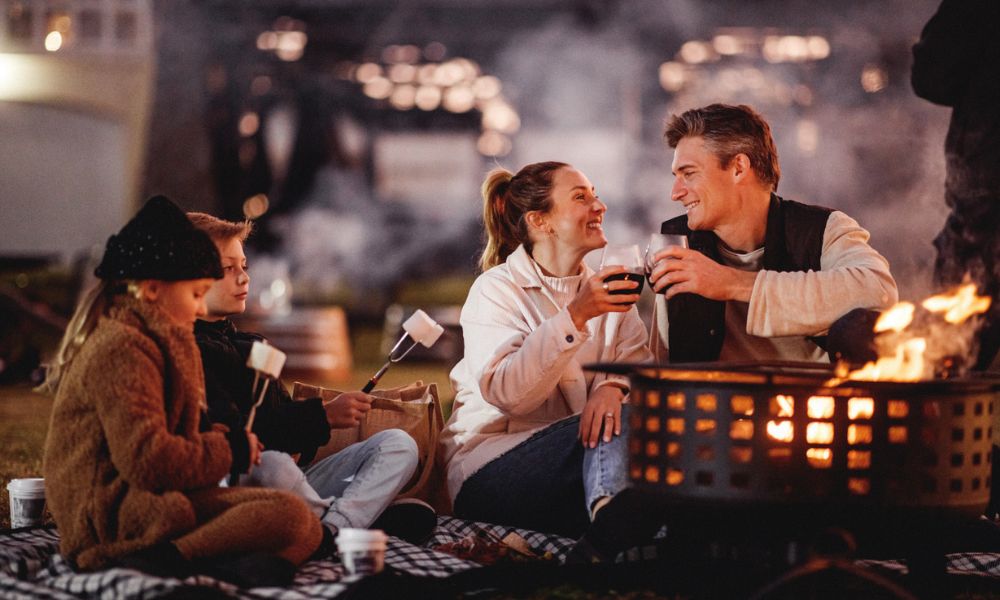 Sirromet Winery Picnic by the Fire with Wine – For 2