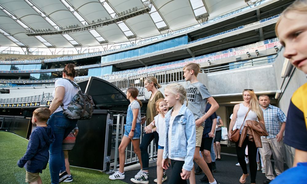 Optus Stadium Tour with Cafe Lunch and Drink