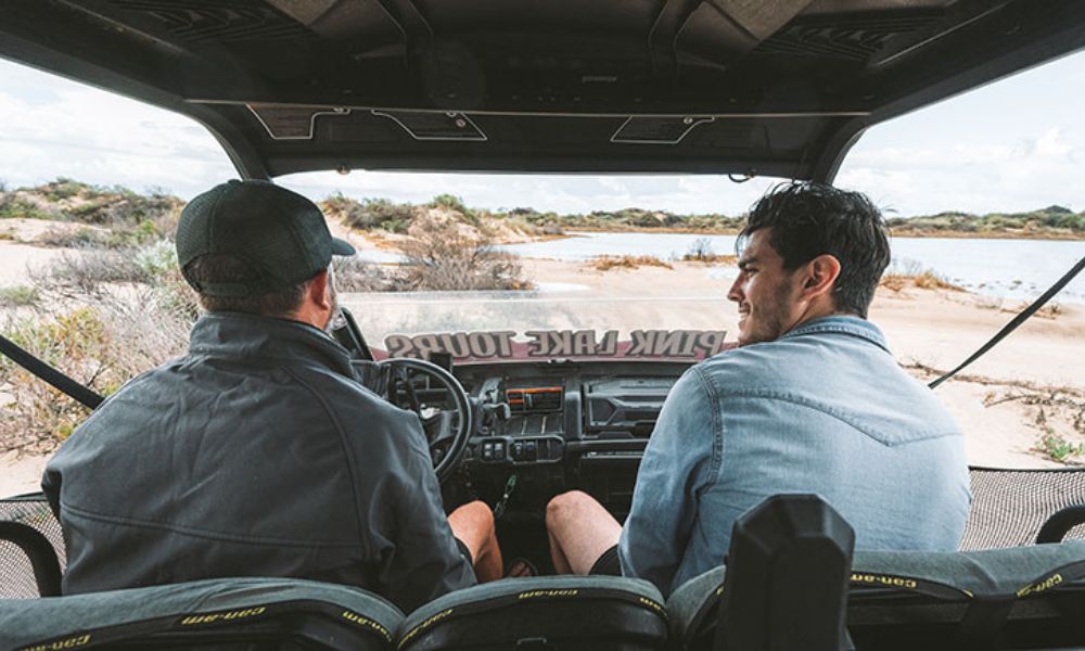 Hutt Lagoon Guided Buggy Tour - 60 Minutes