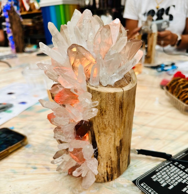 Create Your Own Crystal Lamp