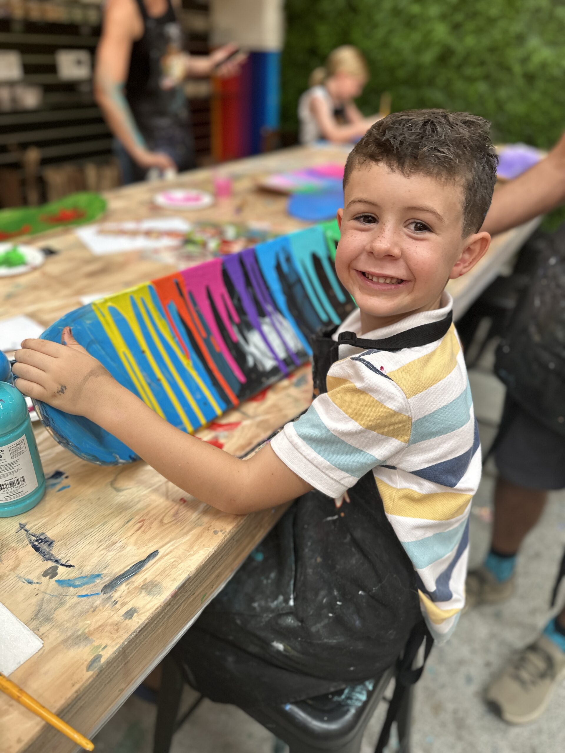 Paint their Own Skateboard Deck Party