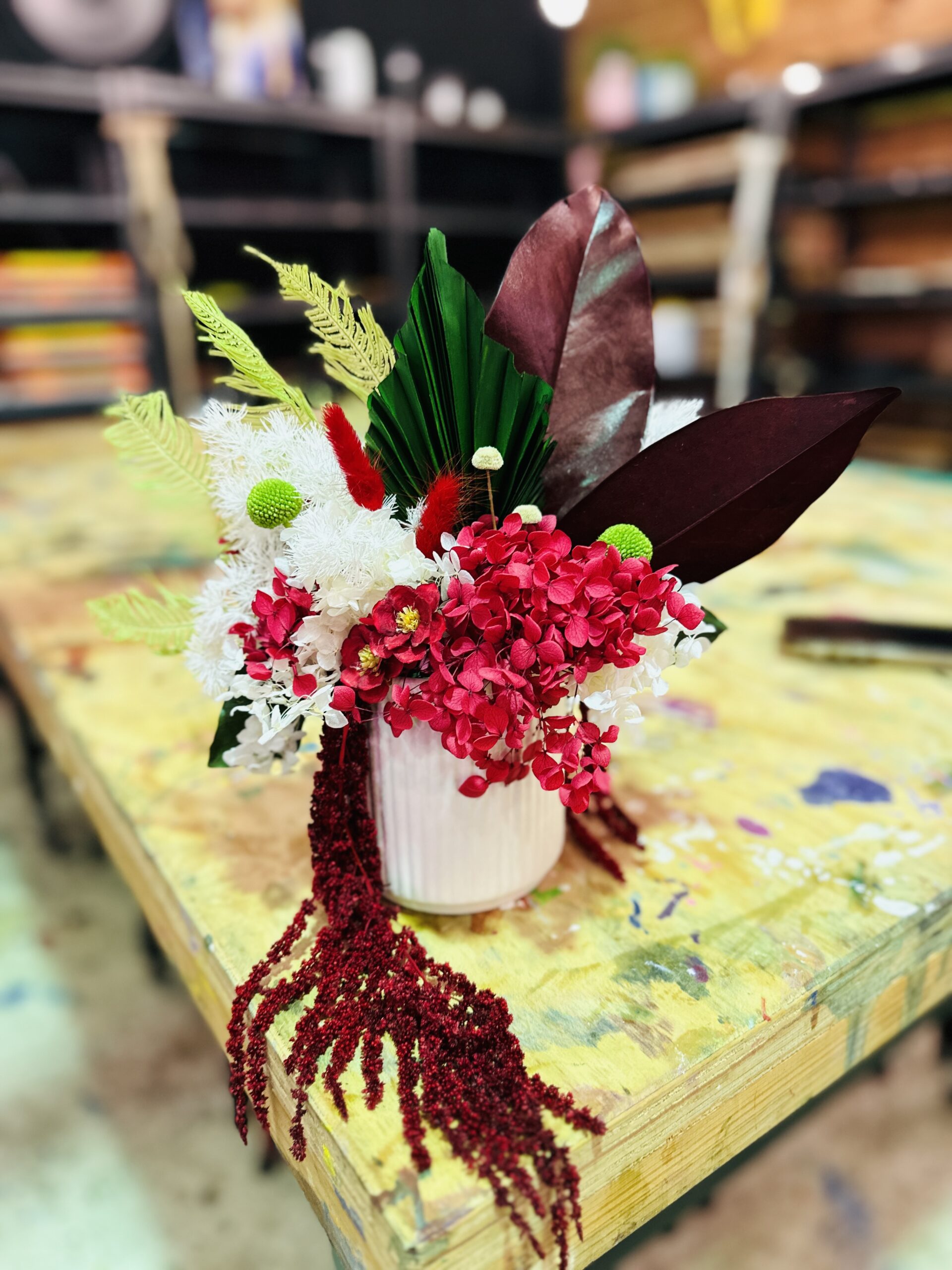 Create n Sip - Dried Flower Arrangement