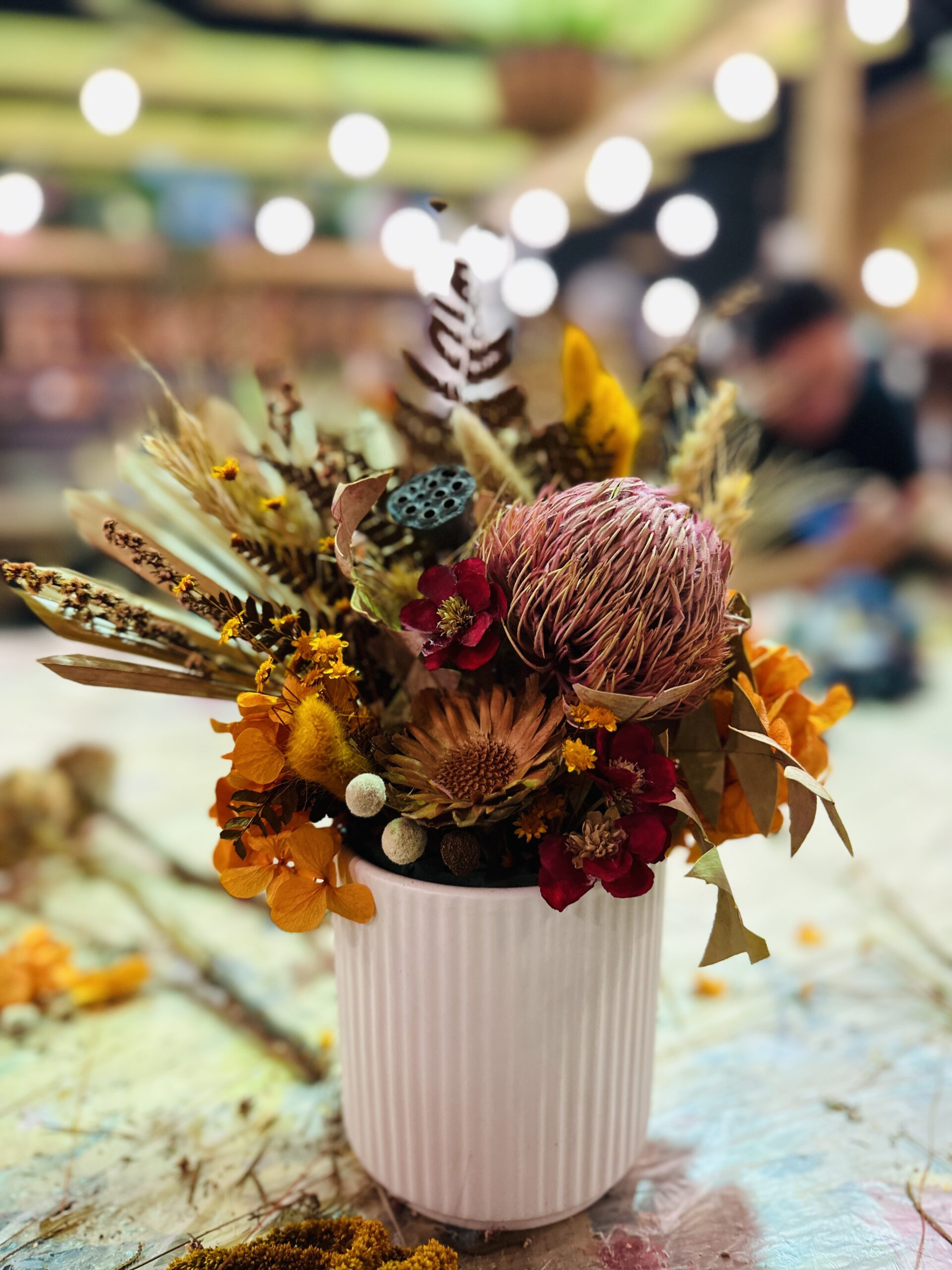 Create n Sip - Dried Flower Arrangement