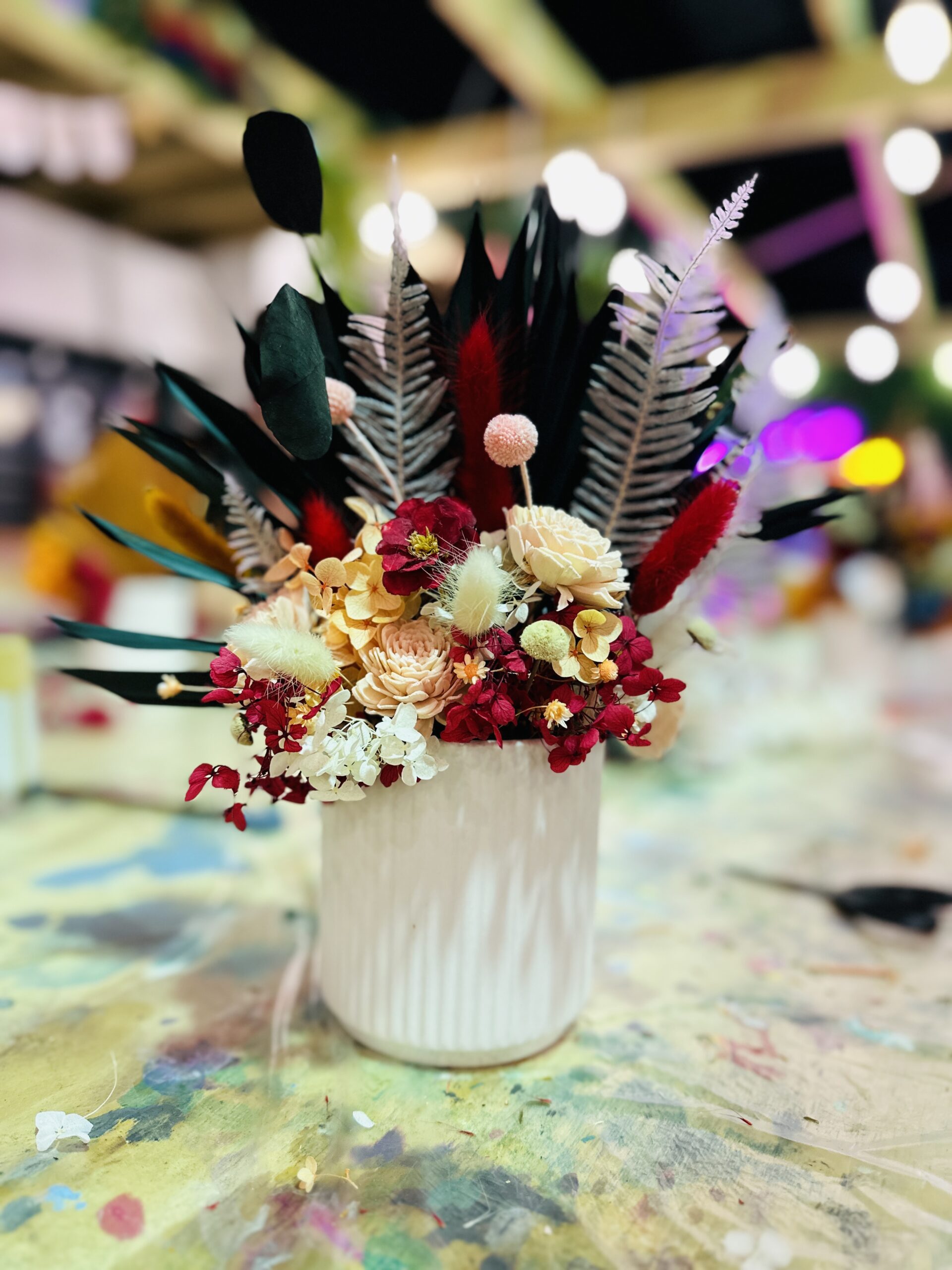 Create n Sip - Dried Flower Arrangement