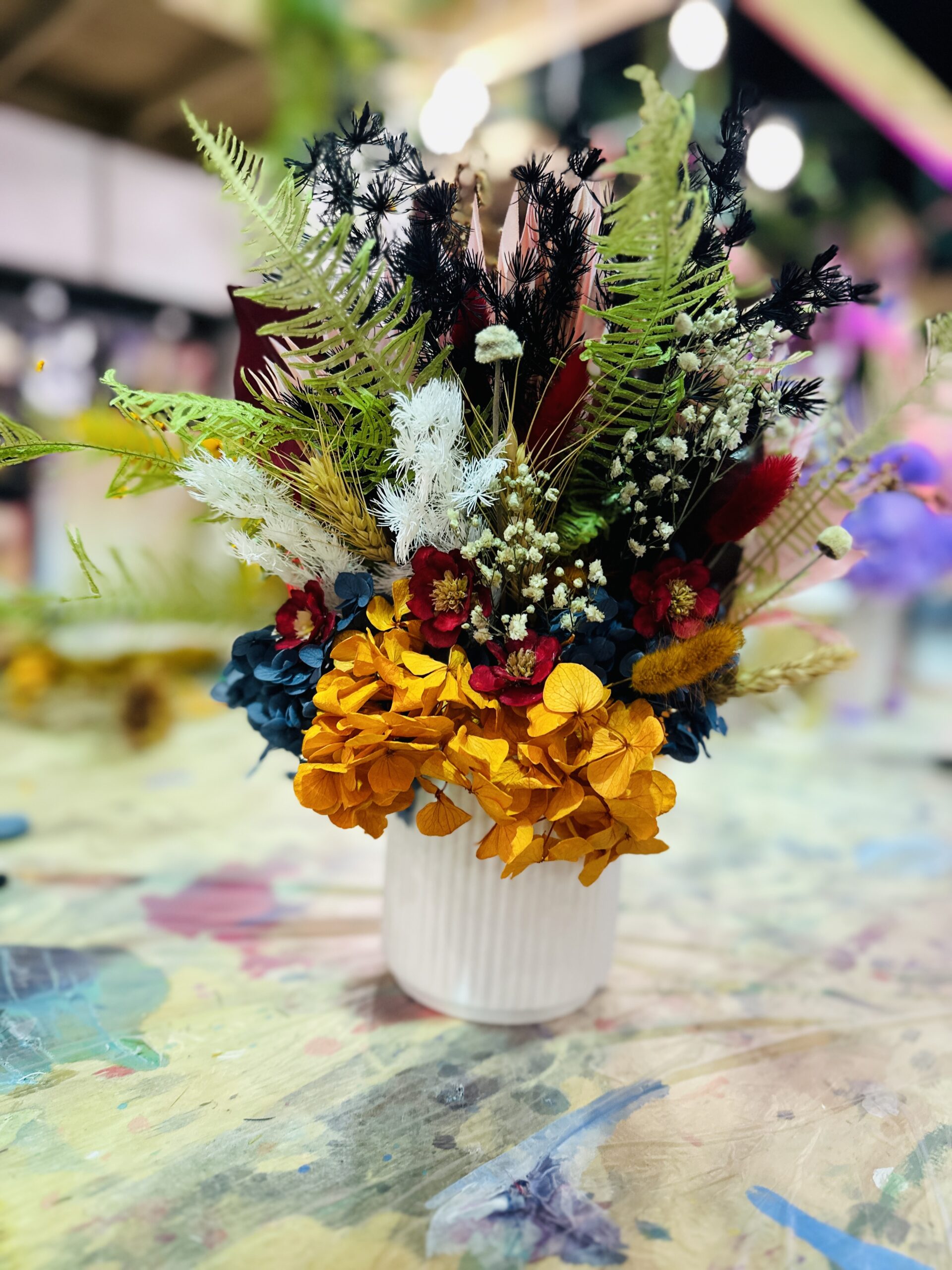 Create n Sip - Dried Flower Arrangement